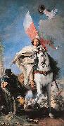 Giovanni Battista Tiepolo St Jacobus defeats the Moors. oil painting on canvas